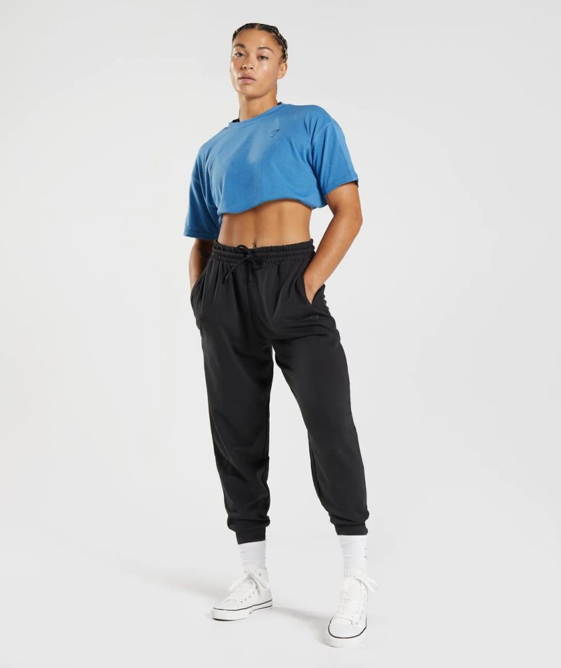 Women's Gymshark GS Power Jogger Black | NZ 8LZYKS